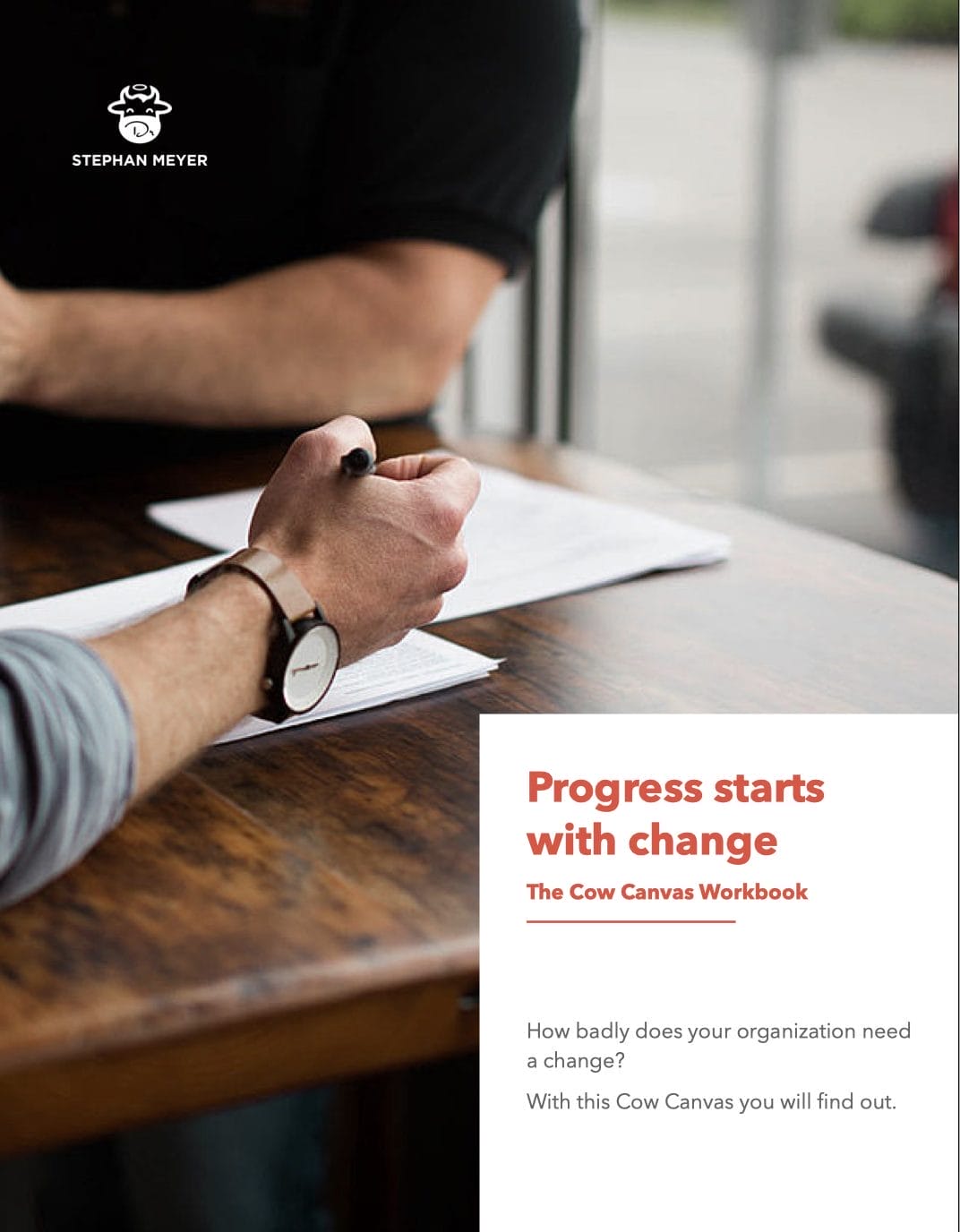 Cow Canvas Workbook Cover