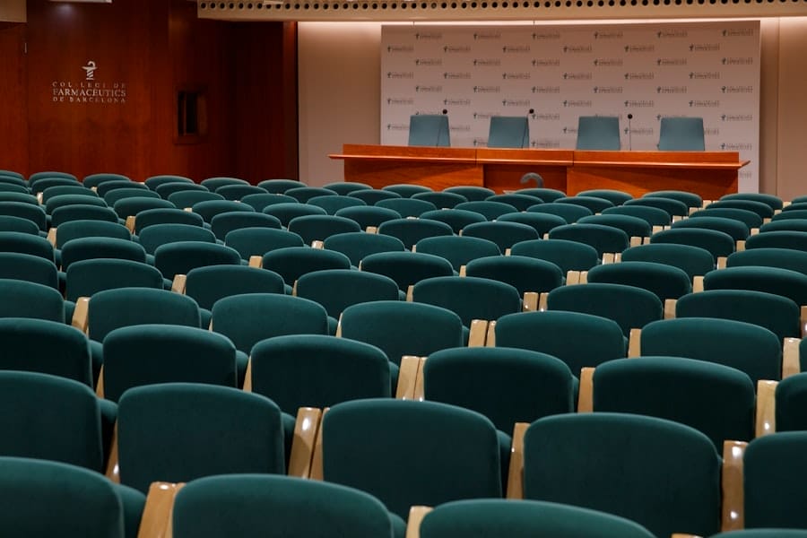Photo conference speaker selection